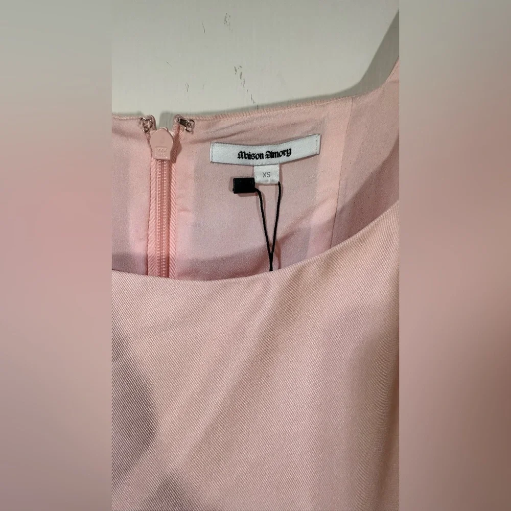 NWT MAISON AMORY THE TULIP DRESS IN DUSTY PINK - Picture 8 of 15